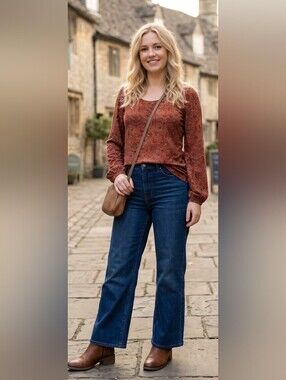 Rust Paisley Tunic